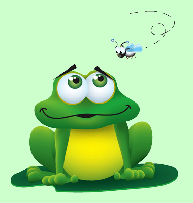 Fly and frog